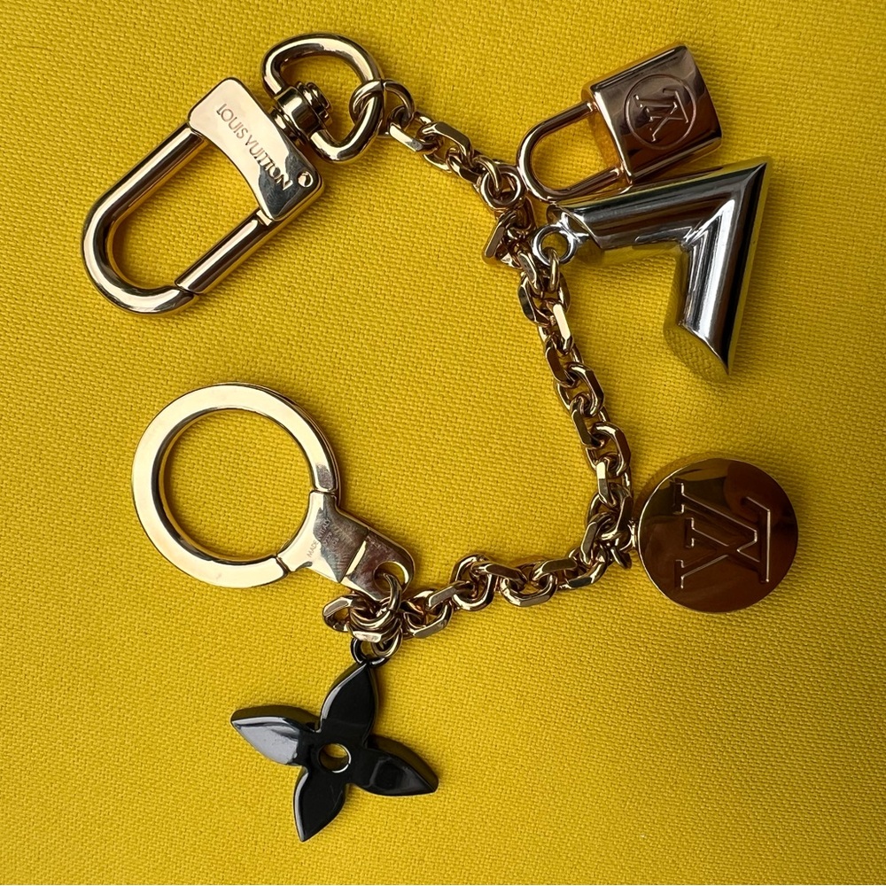 Authentic Louis Vuitton Kaleido V Bag Charm & Key Holder 20cm long